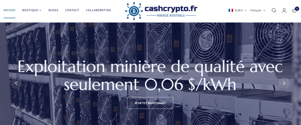 CashCrypto simplifie le minage de Bitcoin